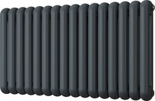 Radiators Matt Anthracite H600xW1132mm Round Tube Steel 4006 BTUs|RRP £712