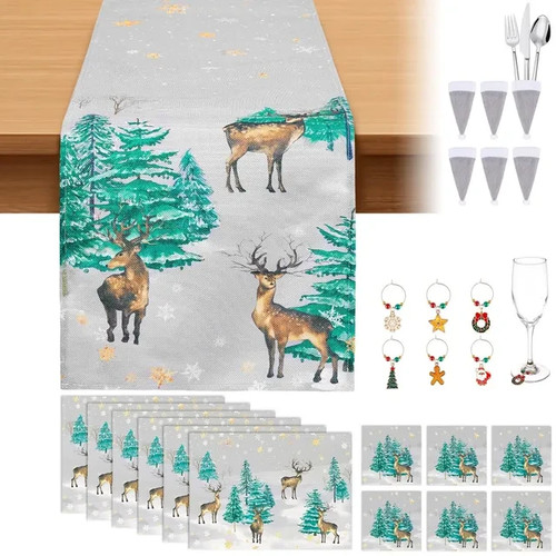 Christmas table runner - 25-in-1,