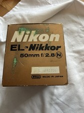 Nikon EL-Nikkor 50mm f/2.8 N