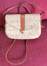 Cork decorated Handbag with