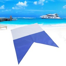 Blue White Dive Flags Bright