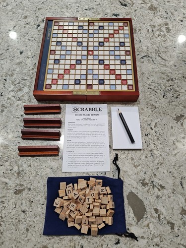 Scrabble deluxe travel - scrabble,
