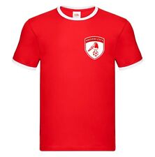 Bristol City FC Retro Style Red Football Club Soccer T-Shirt Adult Unisex Cotton
