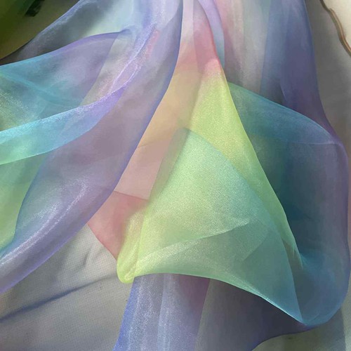 Sheer organza printing fabric - sheer,