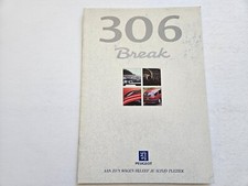 PEUGEOT 306 ESTATE BREAK SALES BROCHURE 1997
