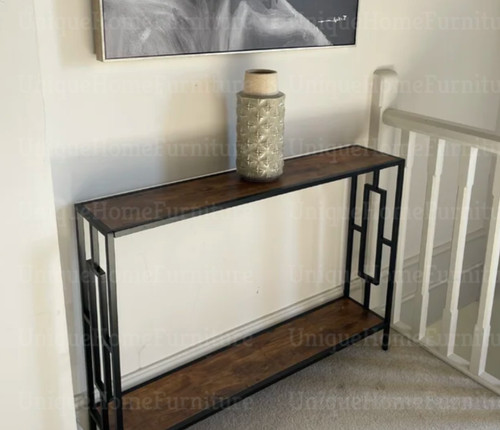 Metal console table - console, vintage