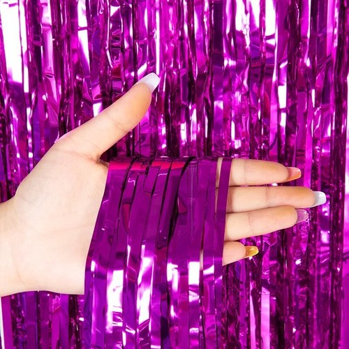 Metallic foil fringe - foil,