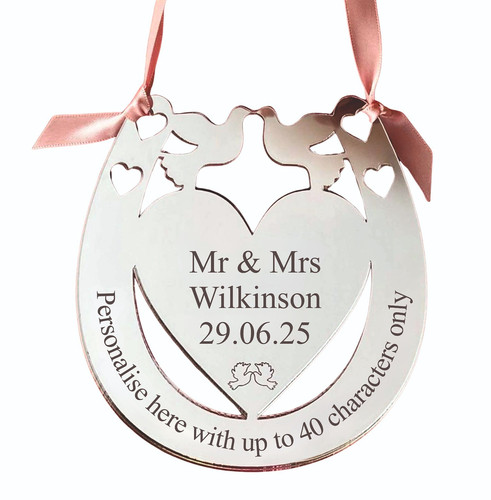 Personalised wedding mrs - wedding, mr