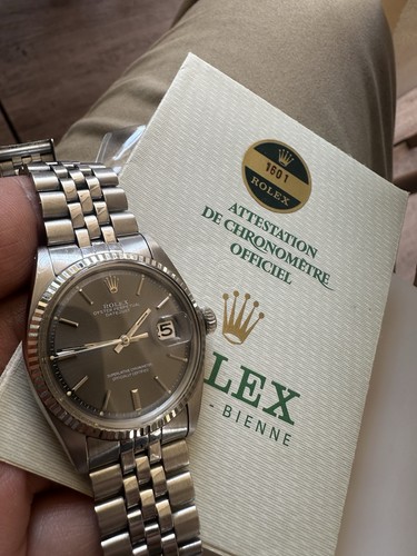 Rolex datejust 36mm 1601 - 1601, grey
