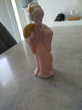 Vintage Avon Times Gone Bye Pink Geisha Decanter Sweet Honesty Perfume 