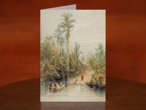 Indian settlement a5 art - indian,