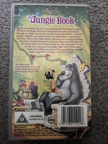 The jungle book - the, tape