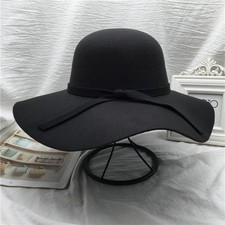 Vintage Women Wide Brim Floppy