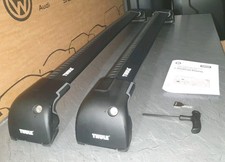 GENUINE THULE ROOF BARS RACK WINGBAR EDGE VOLVO XC60 MK1 SUV FLUSH RAILS 2008-17