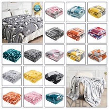 TEDDY BEAR FLEECE THROW Large