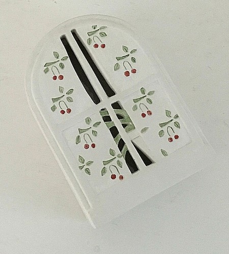 Ceramic cherries trinket box - cherries,