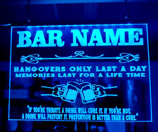 personalised man cave pub