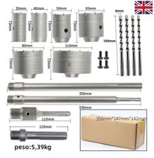 Concrete Hole Saw Kit Wall