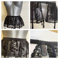 ANN SUMMERS  BLACK SUSPENDER