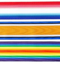 WW1 British Trio 1914-15 Star, War and Victory Medal Ribbon Select Option Sizes