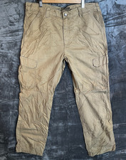 Carhartt Relaxed Fit Cargo Pants W38 L34 Beige Ripstop Workwear Mexico