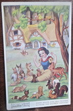 POSTCARD SNOW WHITE AND THE