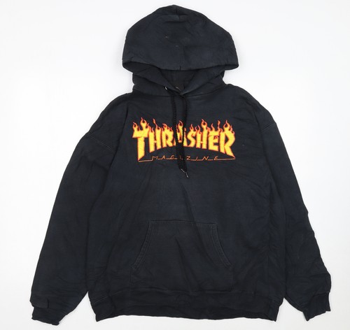 Thrasher men black - men's, pullover