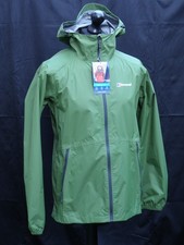 Men's Waterproof Berghaus Men's Deluge Light Shell Jacket BNWT Medium Green