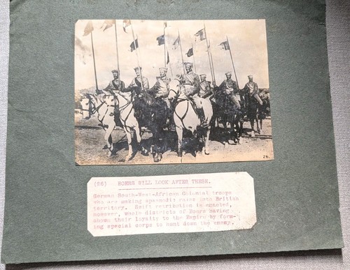 Original ww1 mounted - mounted, press