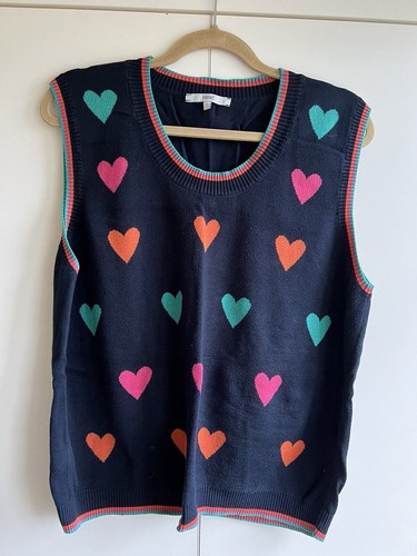 Next sleeveless heart jumper - sleeveless,