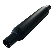 Jetex Exhaust Silencer - 2 Inch Outlets, Round 400mm Case, Aluminised Steel