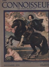 The Connoisseur  Magazine The Antique Dealers Fair September 1936 colour illus