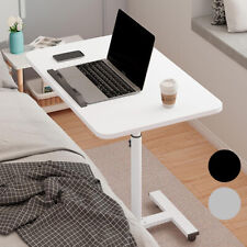 Over Bed Chair Table Hospital Overbed Mobile Height Adjustable Laptop Tray Stand