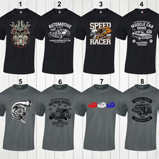 Car T Shirts for Men Cool Car Lovers Old School Retro Classic Cars Gift Dad Top