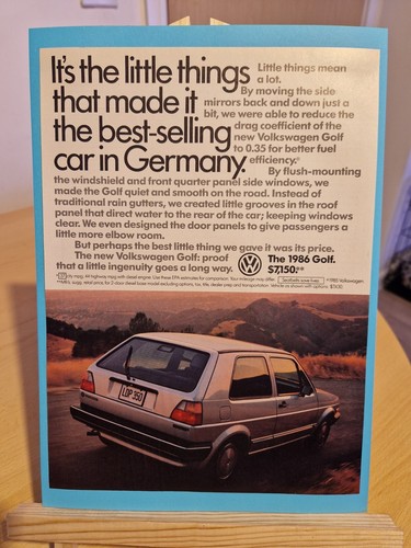 Original 1986 volkswagen golf - 1986,