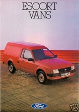 Ford Escort Van Mk3 1983-84 UK