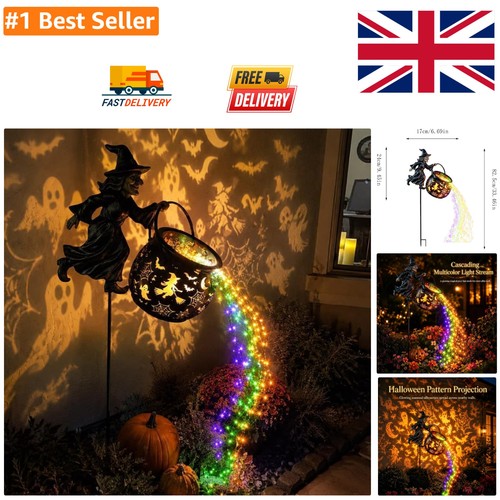 Illuminated witch cauldron - witch,