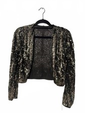 Women’s Black Sequin Bolero