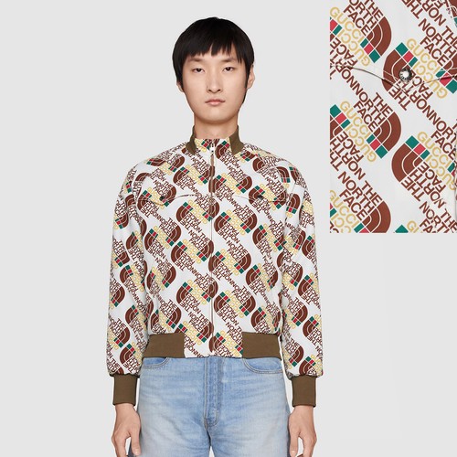 Gucci jacket north face web - jacket,