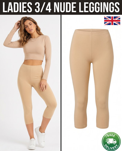 Womens capri length nude - length,