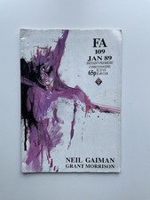 Fantasy Advertiser comics magazine FA 109 Jan  1988 Neil Gaiman Grant Morrison