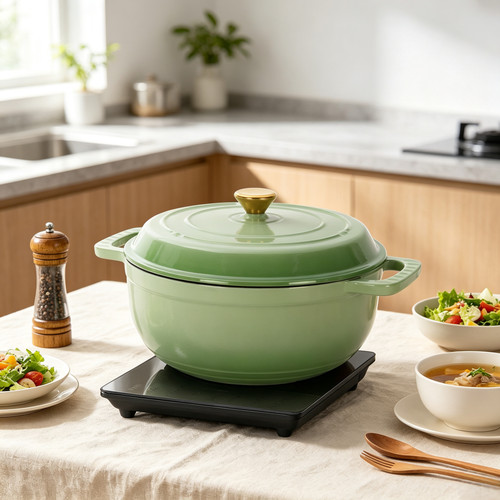 Cast iron 6qt cooking - iron, pot