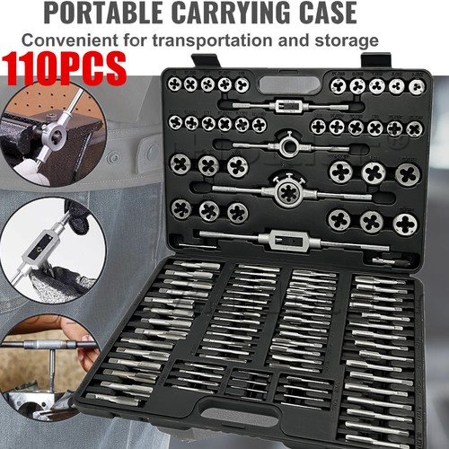 Tap and die set 110pcs - tap,