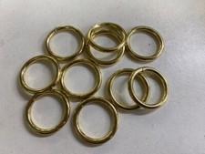20mm Brassed Curtain Rings 10