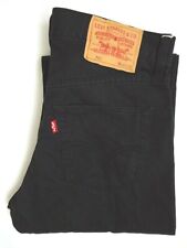 Levis 751 jeans style trousers men’s straight leg W30 L30 jet black LEVB105