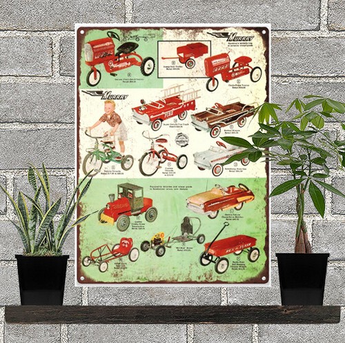 1960 murray pedal car atomic - pedal,