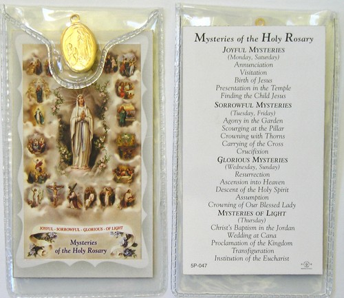 Various saints prayer card - saints,