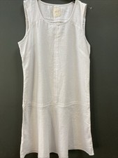 Next White Linen Dress Size 14