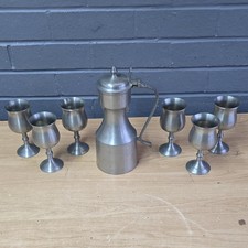 Vintage Crown & Rose Pewter