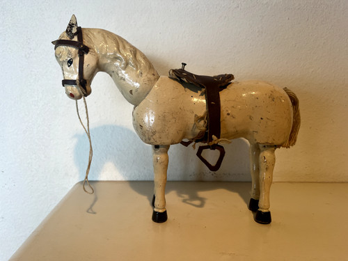 Antique wood schoenhut toy - wood,